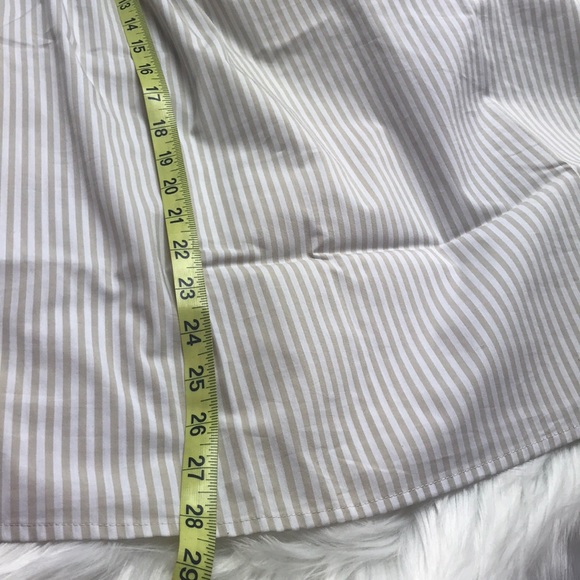 Michael Kors Striped Bell Sleeve Tunic Top - Picture 4 of 4